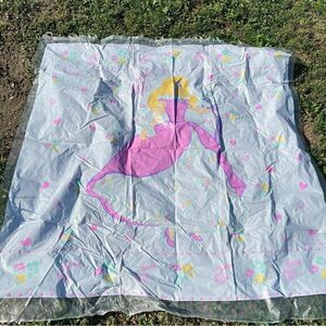 Vintage Barbie 1997 Plastic Shower Curtain
